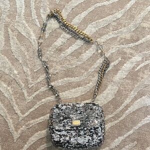 Authentic Dolce & Gabbana Sequin Chain Shoulder Bag!